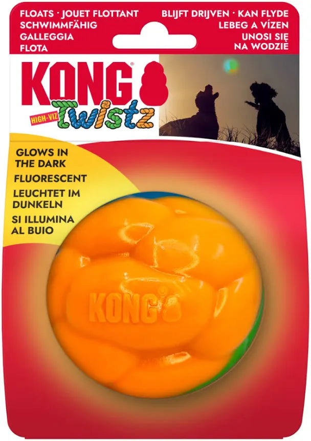 KONG Twistz High-Viz Ball